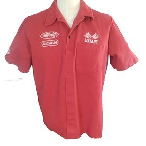 (XXL) Western Power Sports Motorcycle Event Shirt Mens Button Down Short Sleeve